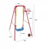Huśtawka + Kosz do gry z piłką na metalowej ramie